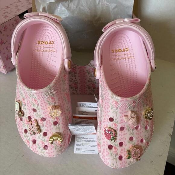 LoveShackFancy Shoes - LoveShackFancy X Crocs Pink Classic Clog Pink Milk [COPY]
